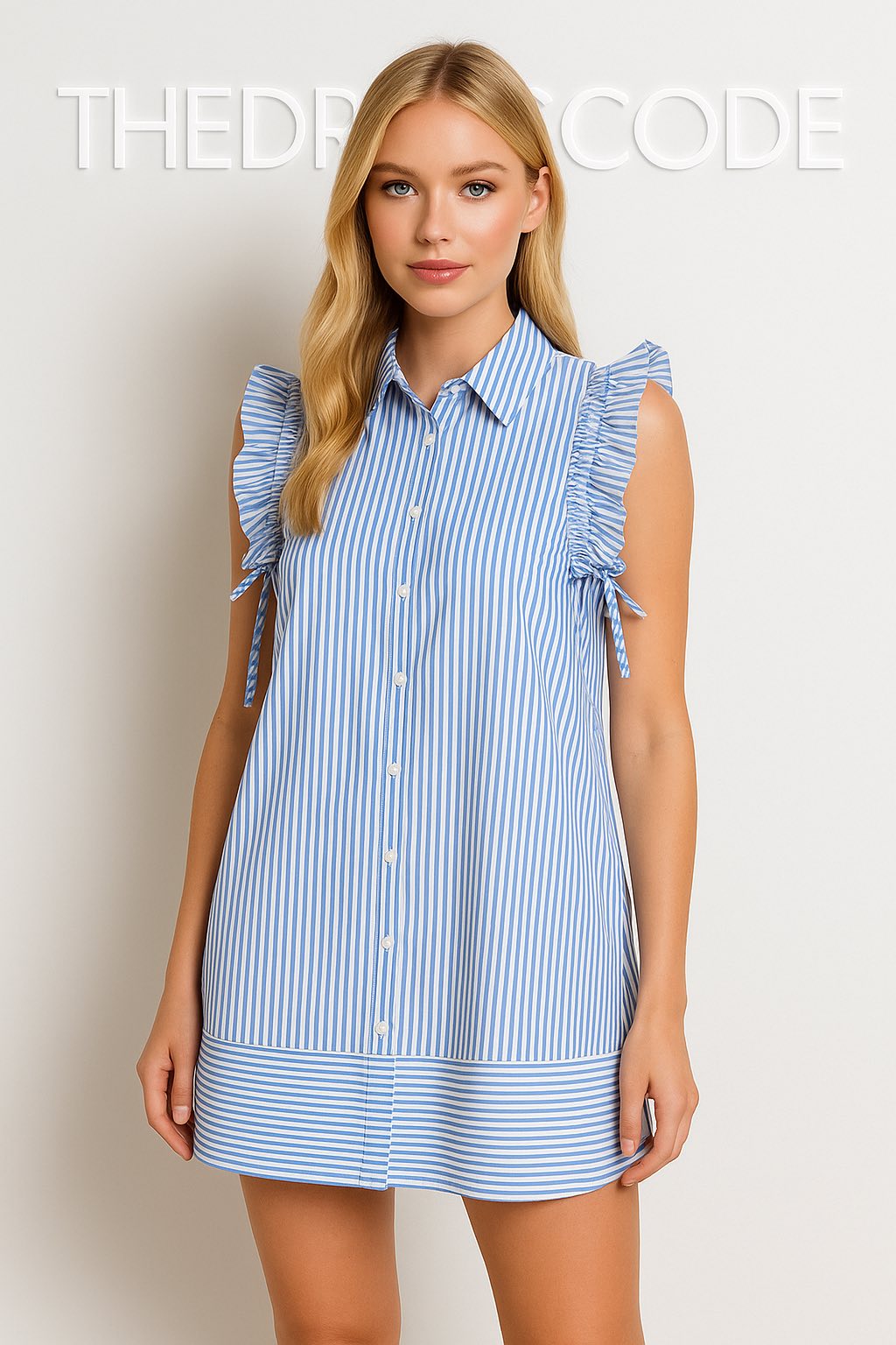 Дамска рокля Sky Ruffle SS26