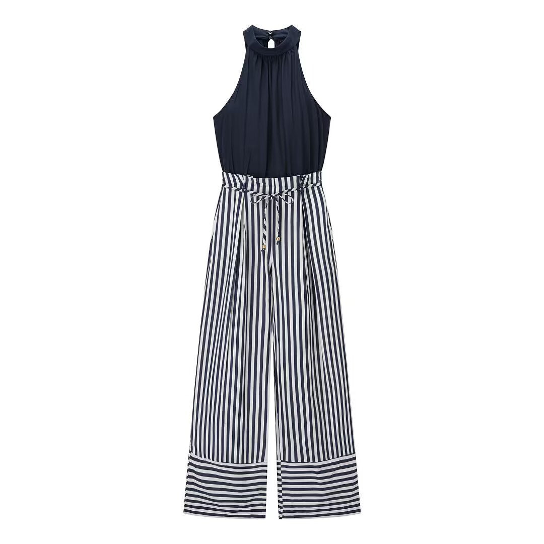 Дамски гащеризон Navy Breeze Striped SS26