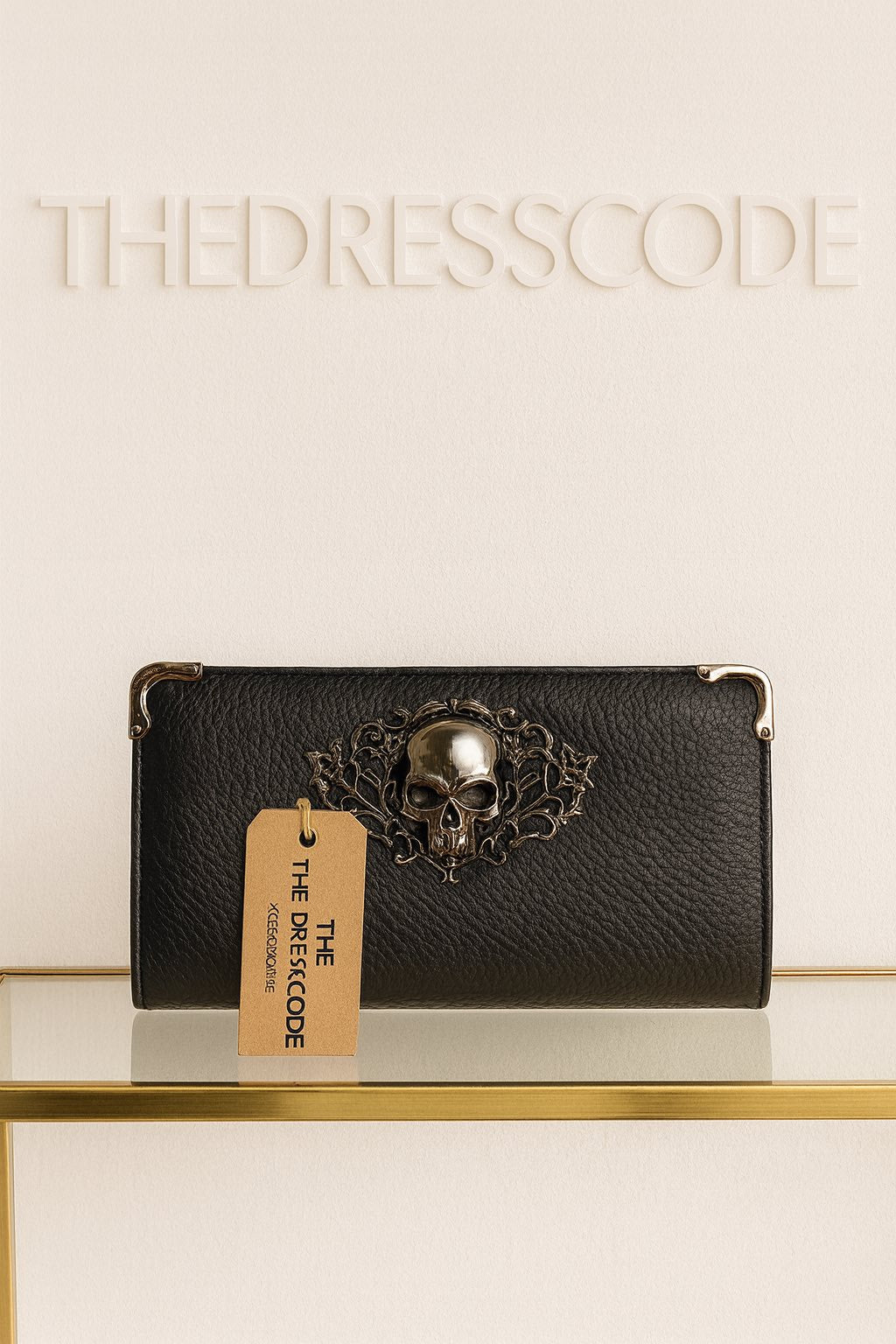 Дамско портмоне Gothic Skull Emblem SS26