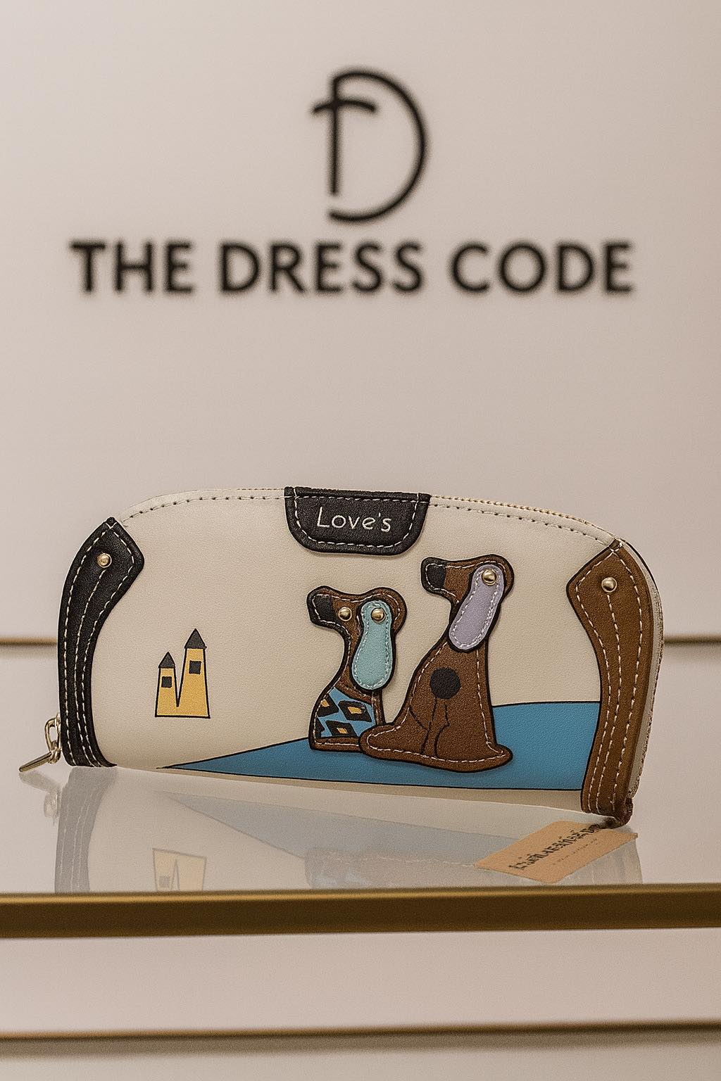 Дамско портмоне Beige Love's SS26