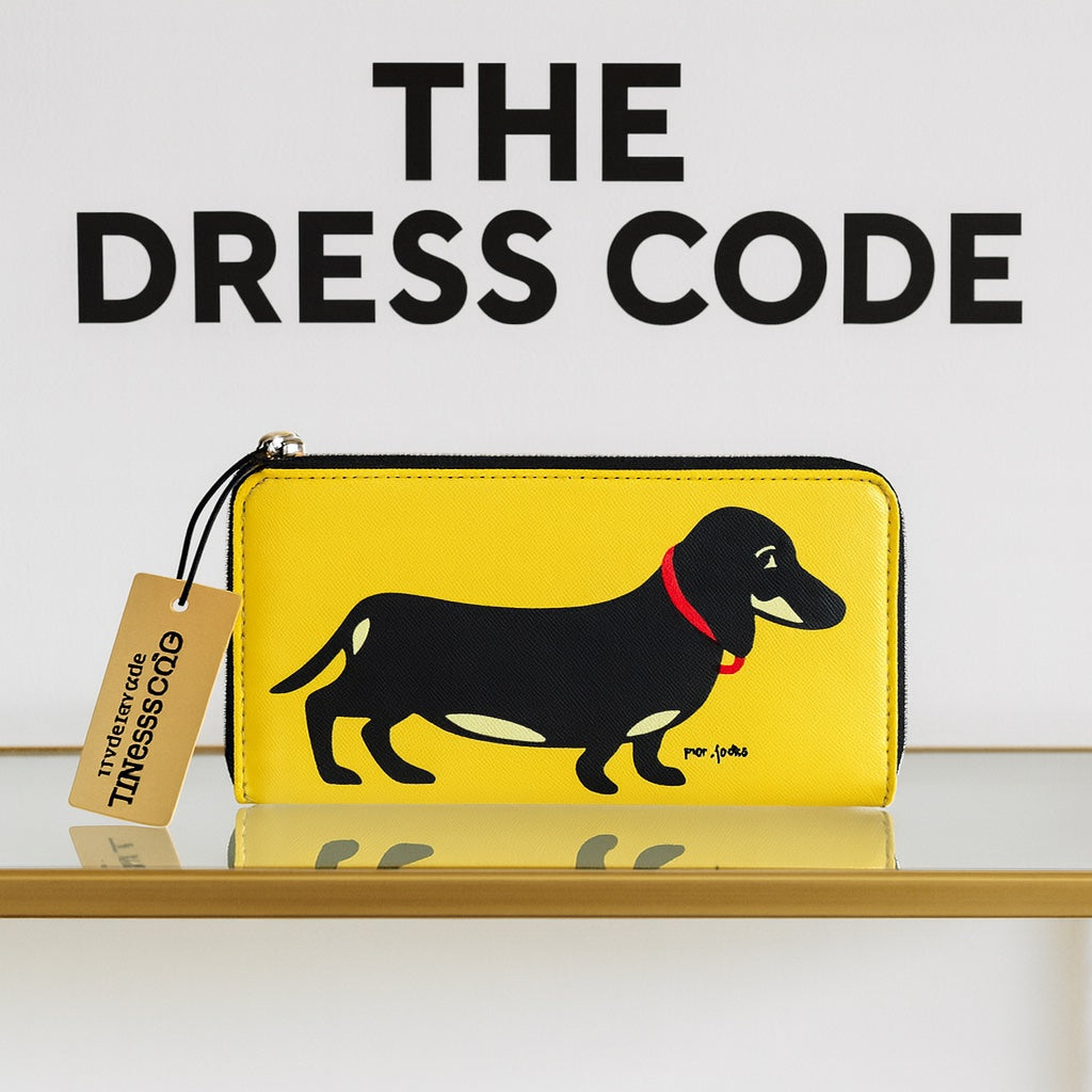 Дамско портмоне Yellow Dachshund SS26