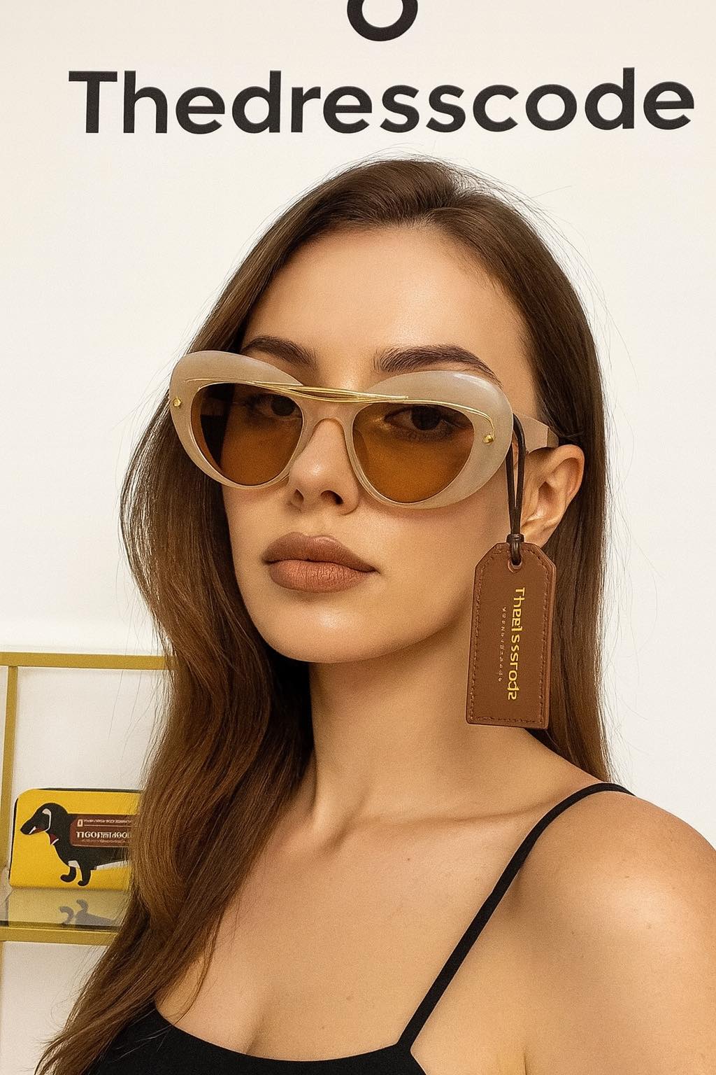 Дамски слънчеви очила Beige Vision SS26