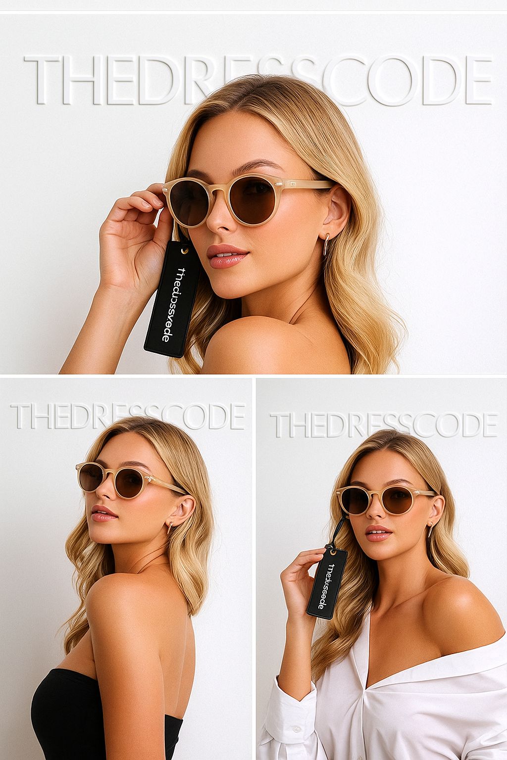 Дамски слънчеви очила Nude Rounds SS26