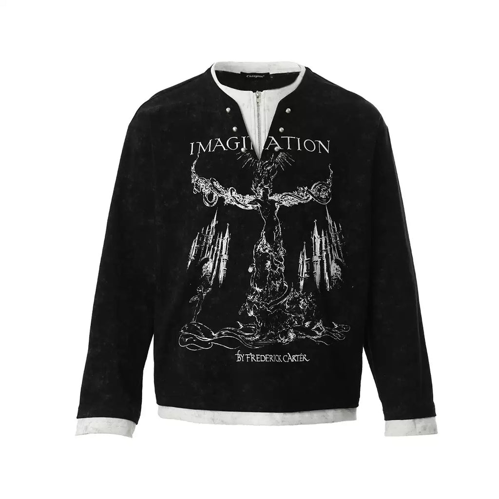 Мъжка блуза Black Imagination Graphic SS26