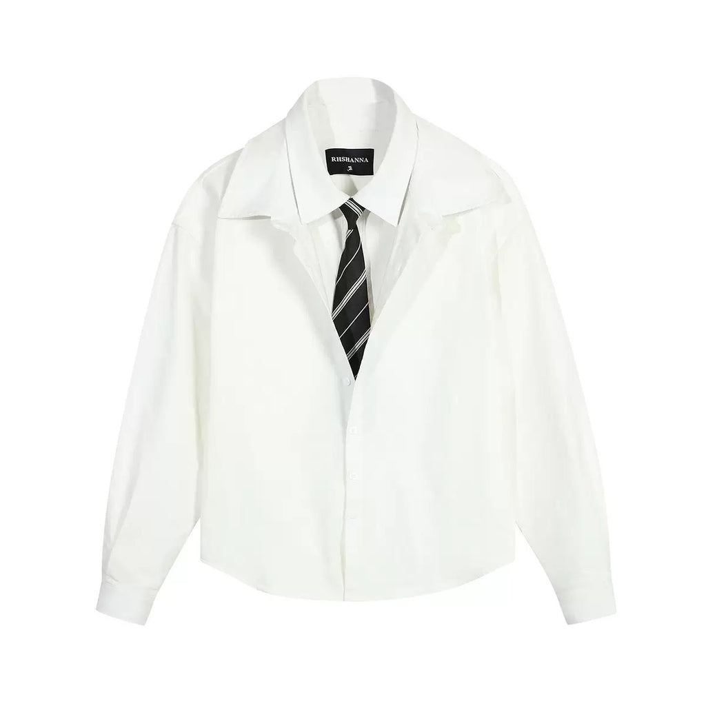 Мъжка риза White Collar SS26