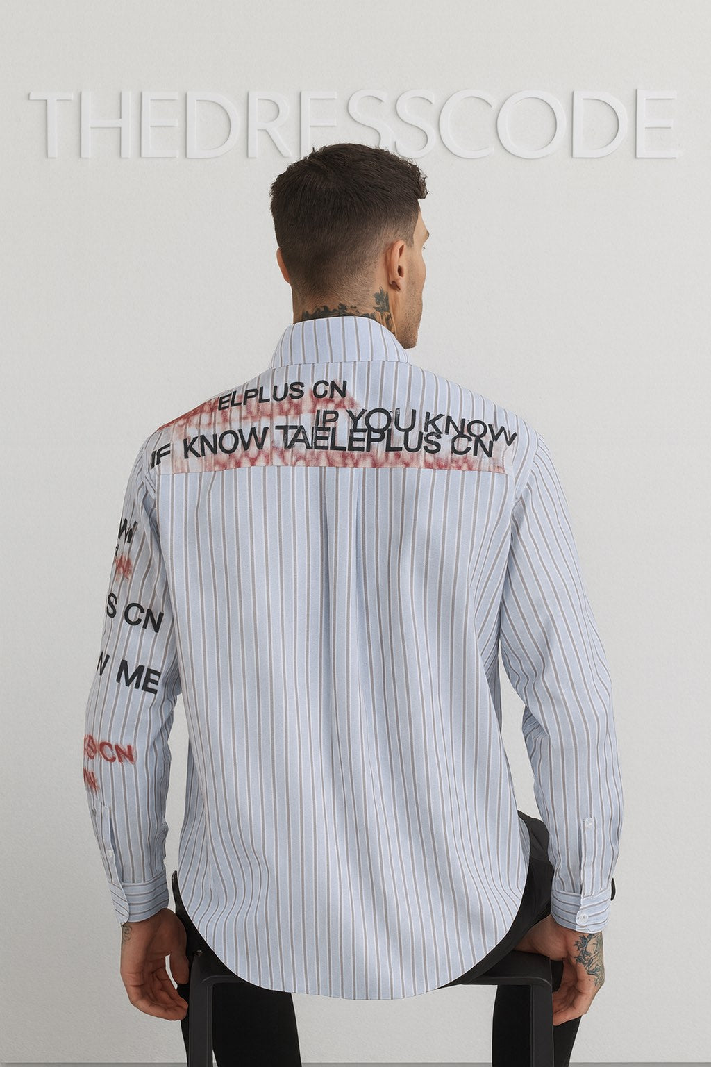 Мъжка риза IF YOU KNOW ME SS26