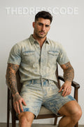 Мъжки къси дънки Denim Splash SS26