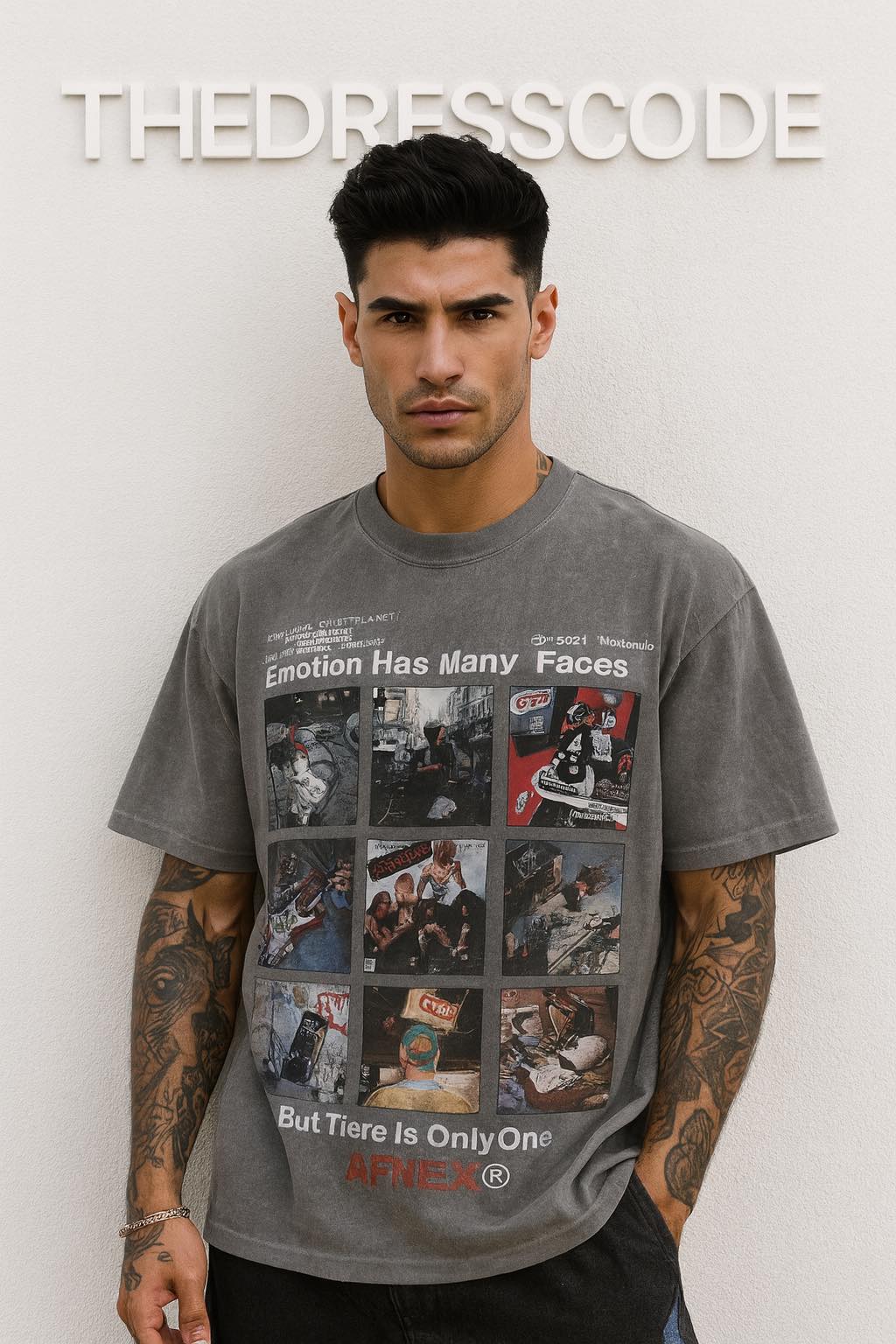 Мъжка тениска Emotion Faces Graphic SS26