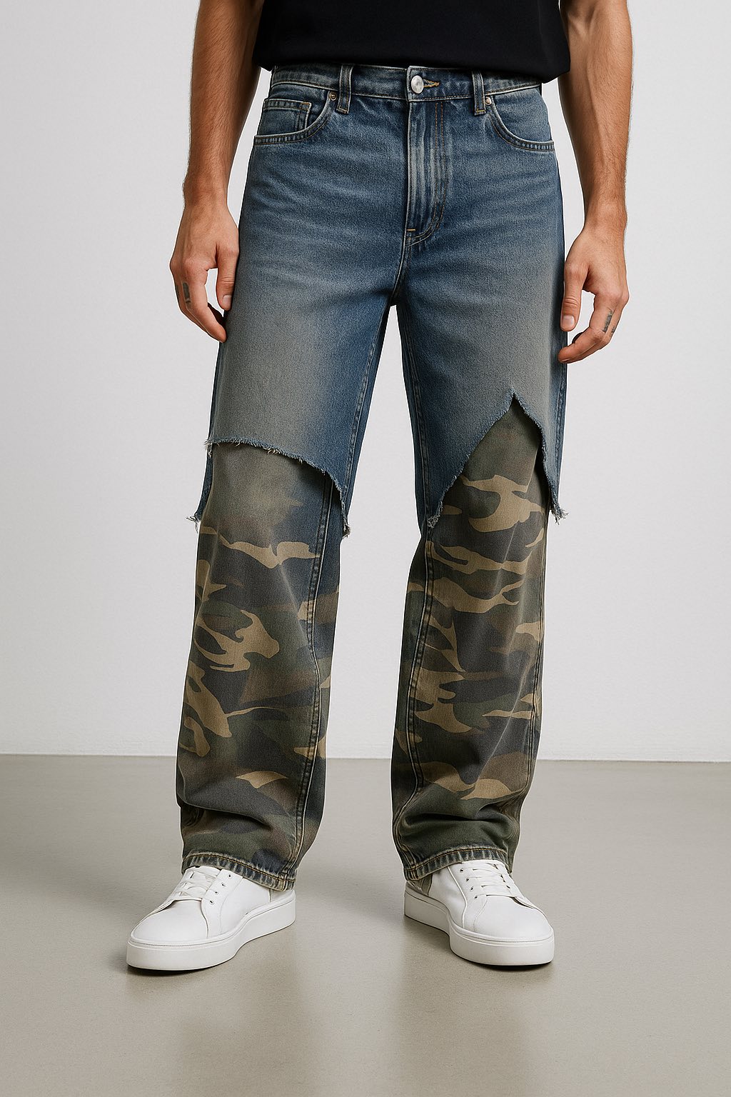 Мъжки дънки Rebel Splice Camo SS26
