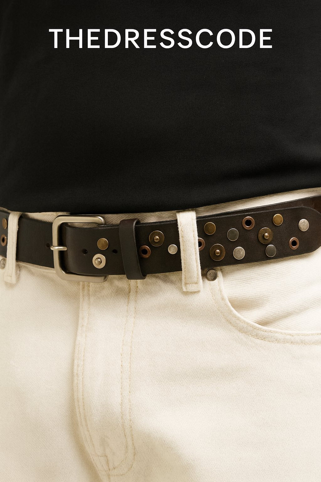 Мъжки колан Bronze Alloy SS26