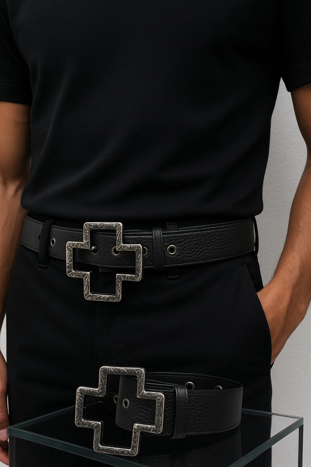 Мъжки колан Steel Mark SS26