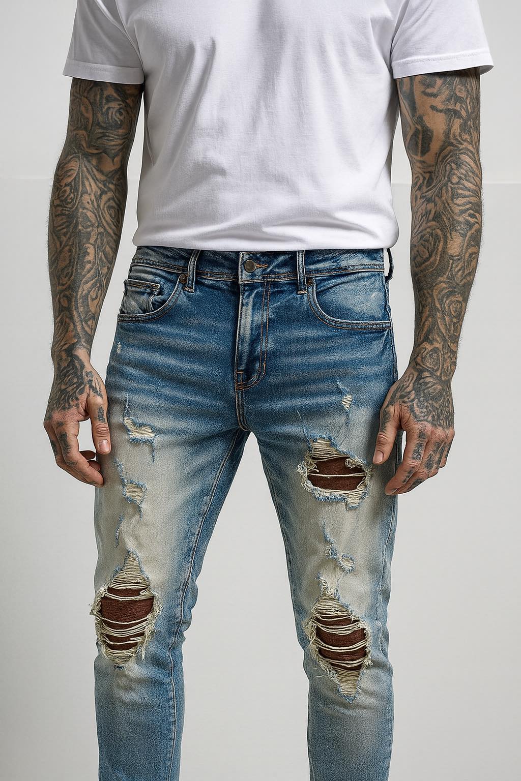 Мъжки дънки Frost Ripped SS26