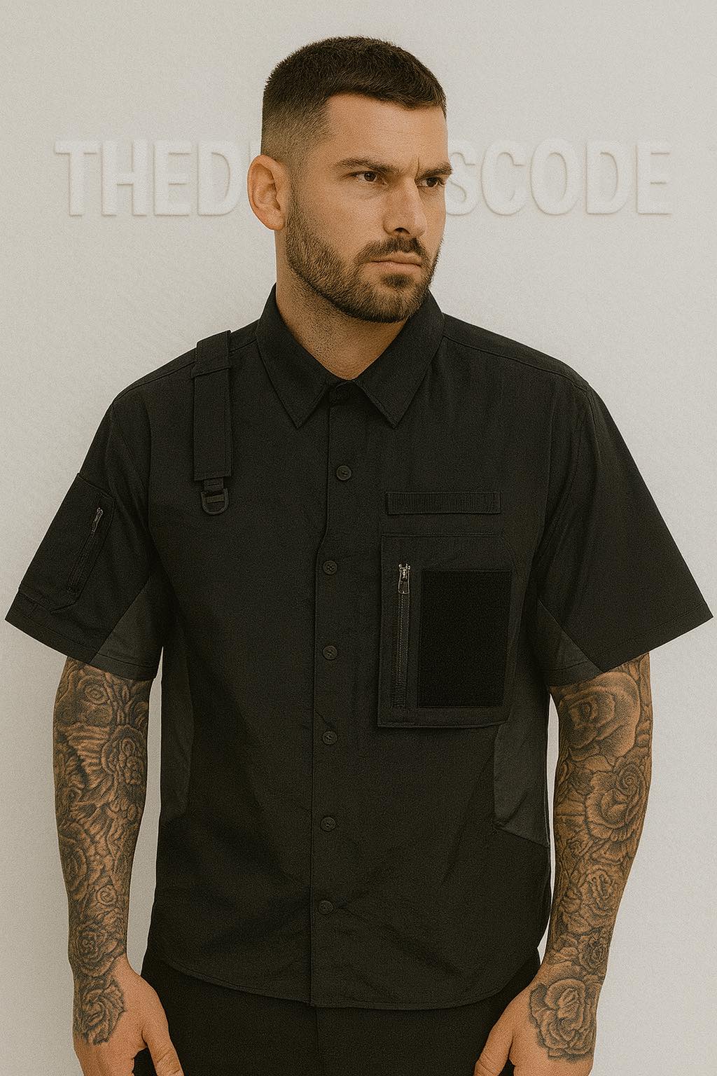 Мъжка риза Black Division SS26
