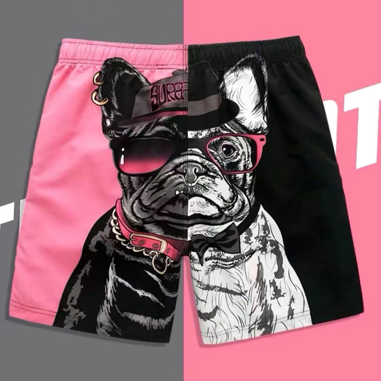 Мъжки плажни шорти Split Bulldog SS26