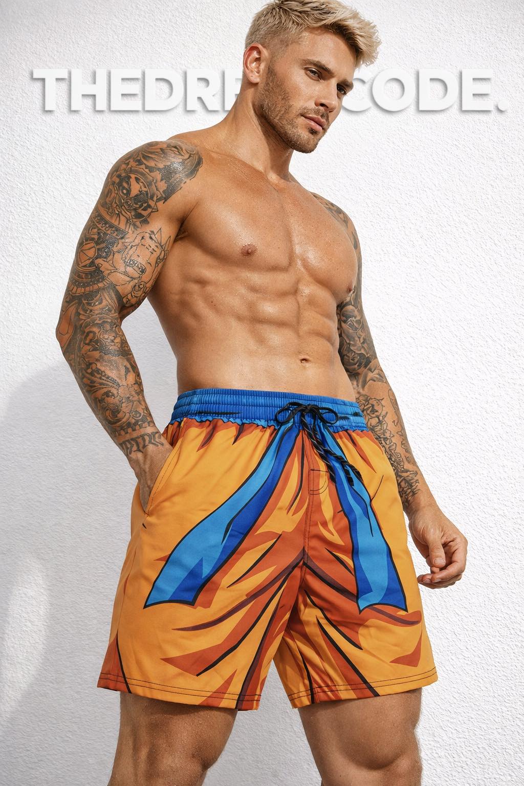 Мъжки плажни шорти Anime Warrior SS26