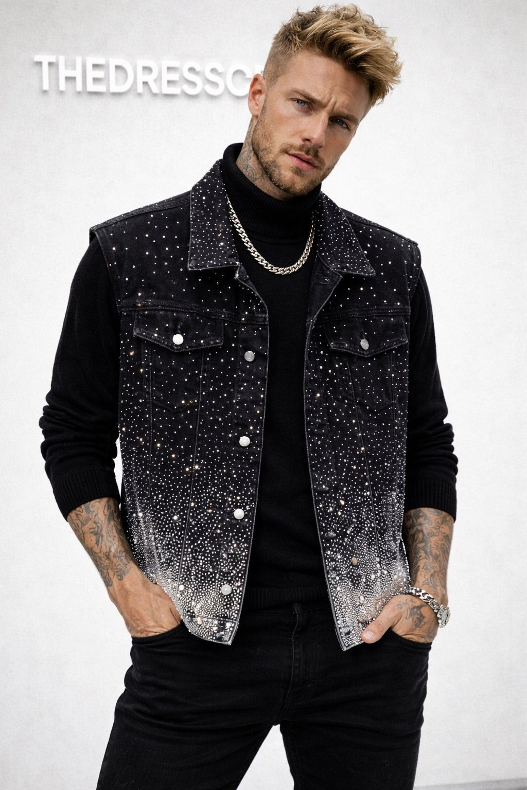 Мъжки елек Black Galaxy SS26