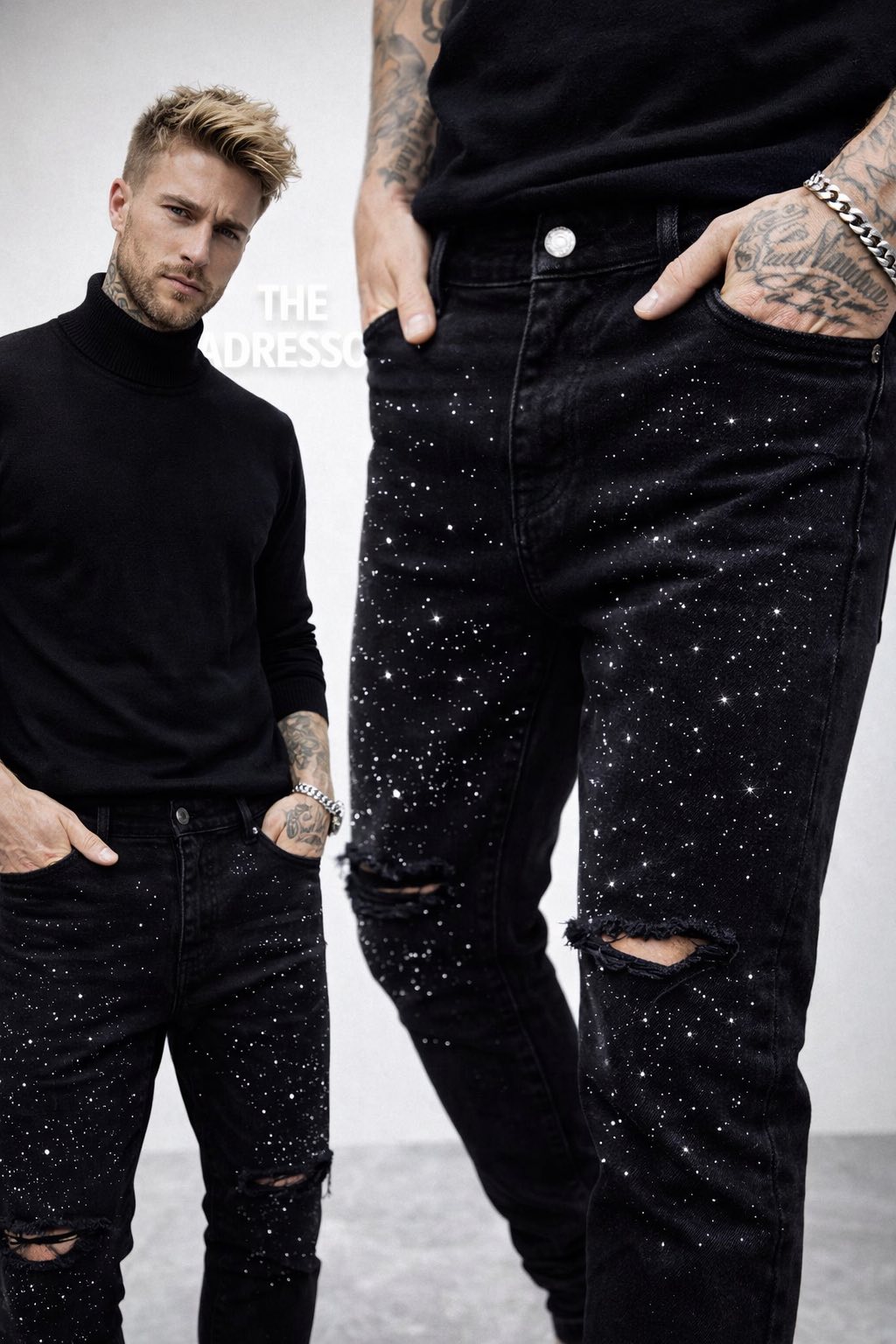 Мъжки дънки Stardust Black SS26