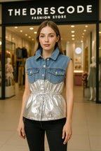 Дамски елек Silver Denim SS25-https://detail.1688.com/offer/630300073916.html?spm=a26352.13672862.offerlist.120.68e01e628gwSBd-Thedresscode