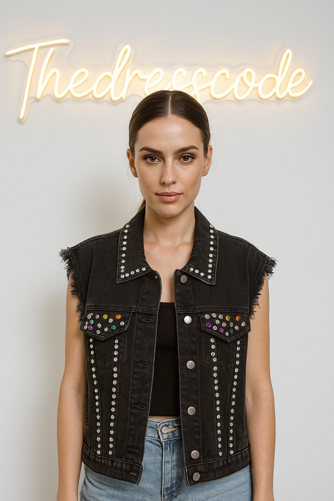 Дамски елек Crystal Pockets SS26