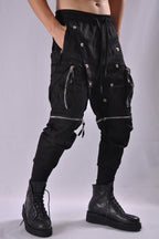Трансформиращи мъжки панталони - 2in1 Dark FW 2026-мъжки панталони с цип-Thedresscode