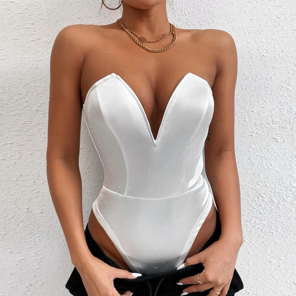 Дамско боди Slim Sexy-Shirts & Tops-Thedresscode
