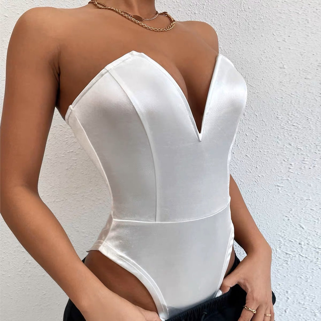 Дамско боди Slim Sexy-Shirts & Tops-Thedresscode