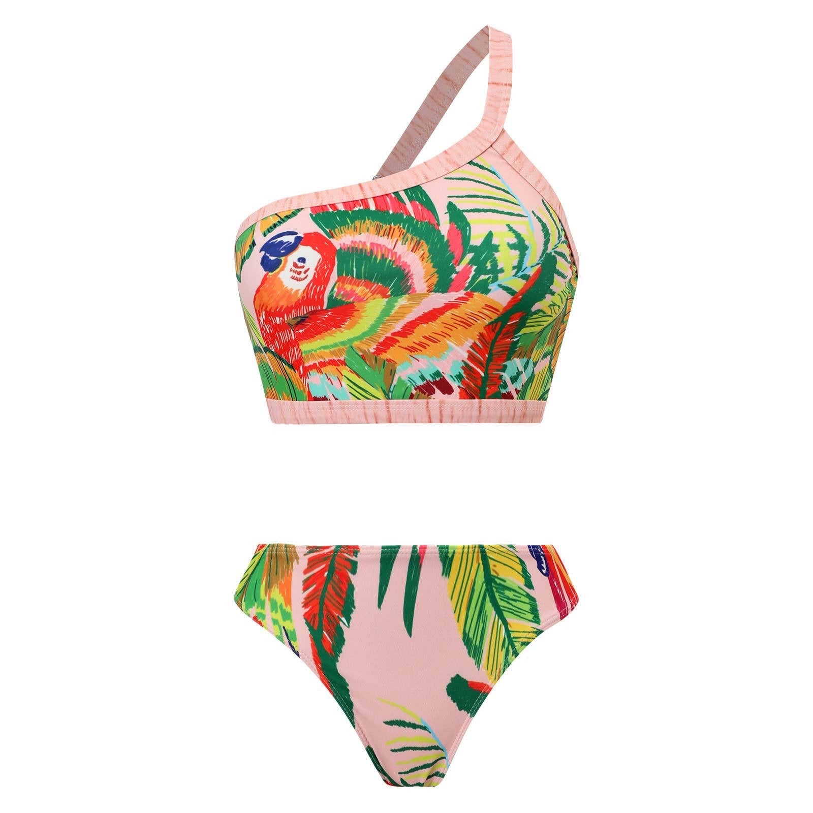 Дамски бански + плажна пола PARROT SS25-Swimwear-Thedresscode