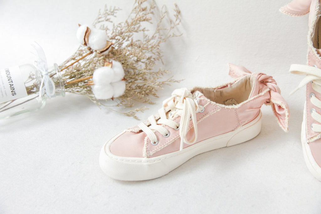 Дамски кецове - Pink Bow ** SALE 24 **-Дамски сандали -Will Wishes-Thedresscode
