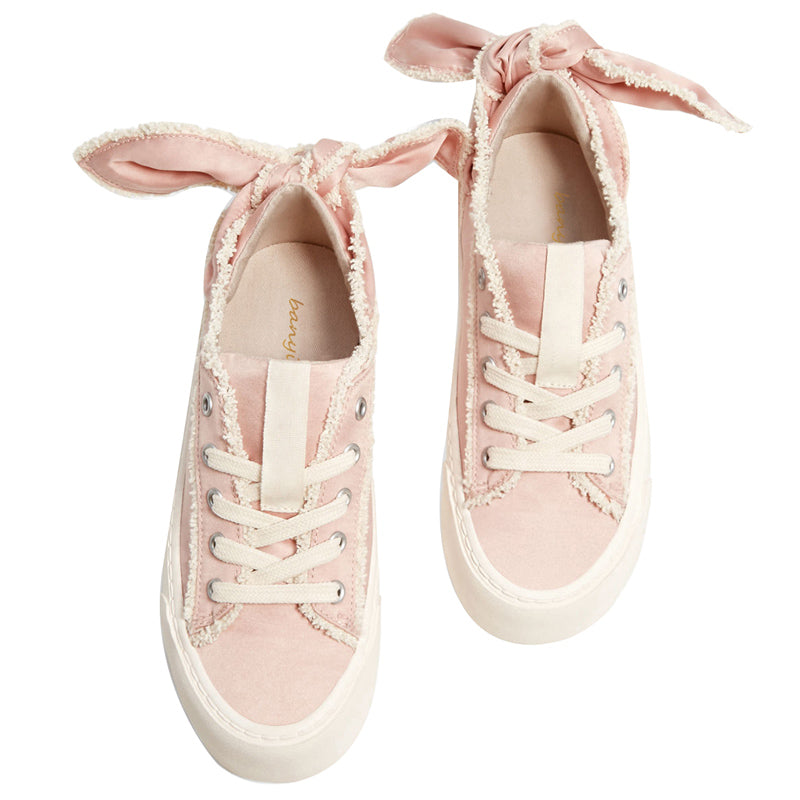Дамски кецове - Pink Bow ** SALE 24 **-Дамски сандали -Will Wishes-Thedresscode