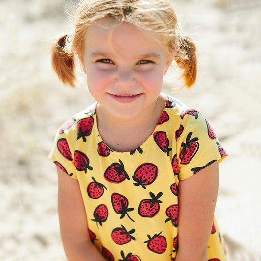 Детска рокля - Strawberries ** SALE 24 **-Детска рокля - Strawberries-Thedresscode